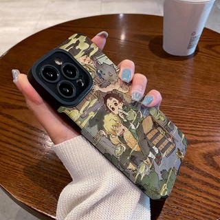 Ốp Điện Thoại Mềm Chống Rơi Hình Cậu Bé Ăn Mì Cho IPhone11 12 Pro Max X XR XS Max SE 7 Plus 8 Plus 13 Pro Max 14 Pro Max