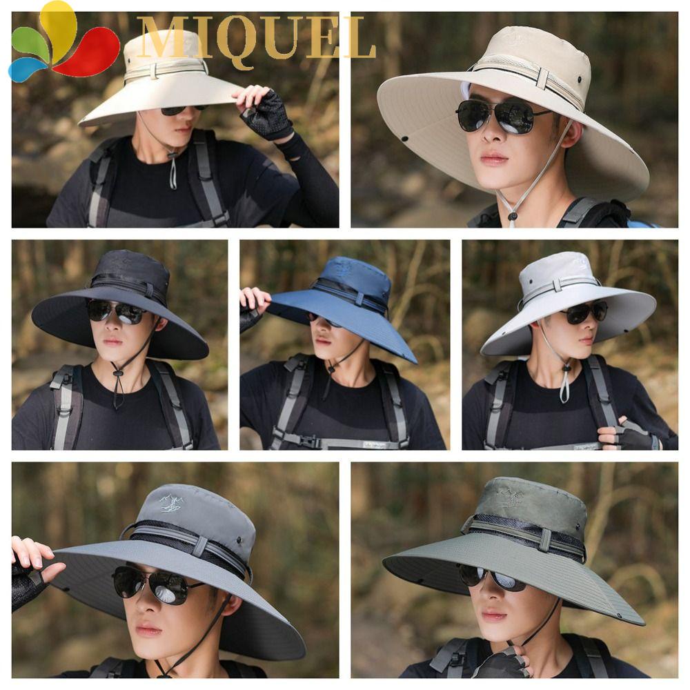 MIQUEL Nón Tai Bèo Vành Rộng Chống Tia UV Thiết Kế Thanh Lịch Cho Nam Và Nữ