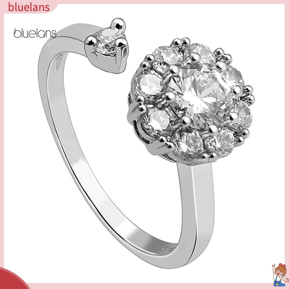 Nhẫn Hở Đính Đá Zircon Thời Trang Cho Nữ