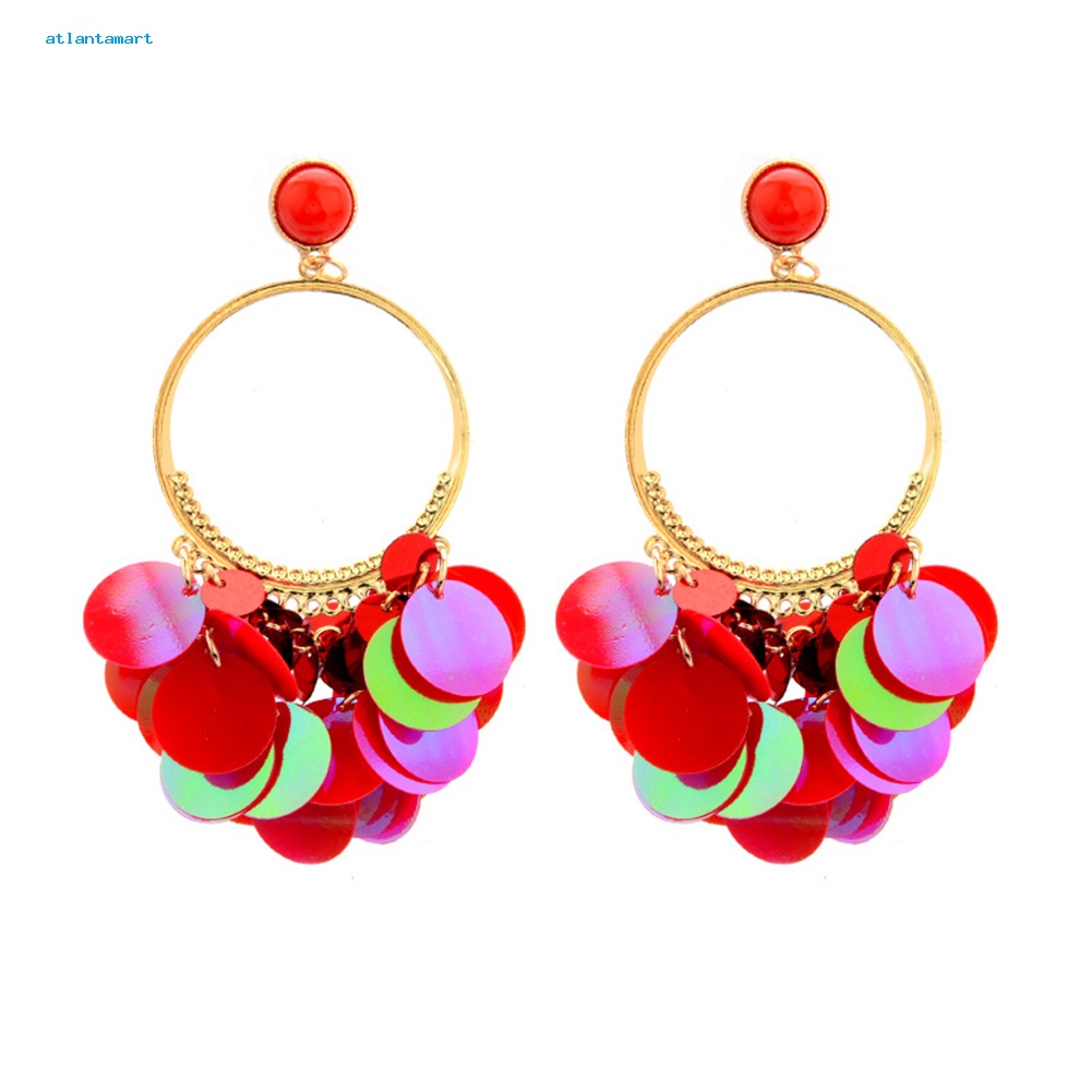 Túi Đựng Đồ Dùng Cao Cấp Tiện Dụng| Cặp Bông Tai Tua Rua Thời Trang Boho Cho Nữ