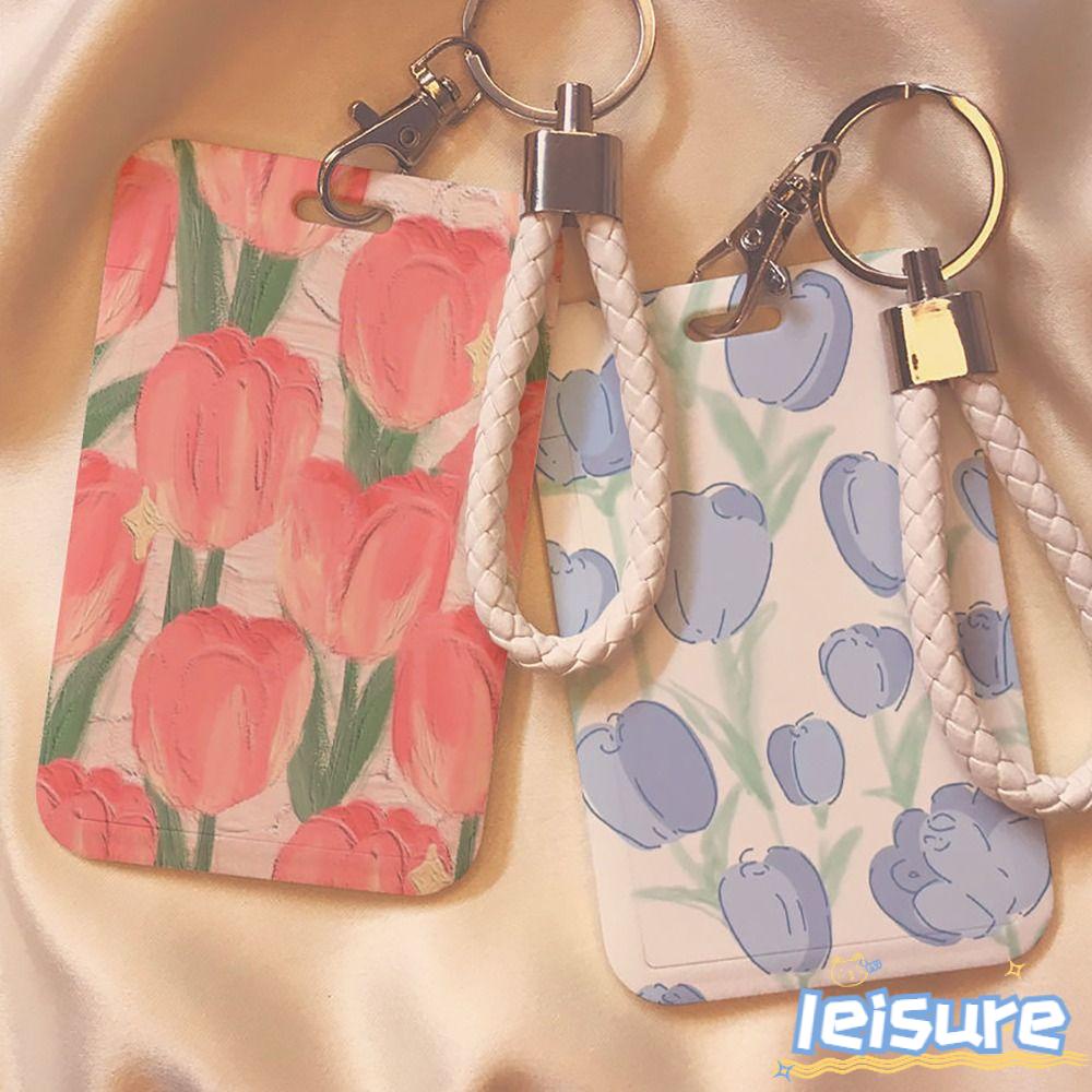 LEISURE Ví Nhựa Đựng Thẻ Tín Dụng / Danh Thiếp Kiểu Dáng Dễ Thương Dành Cho Nam Và Nữ