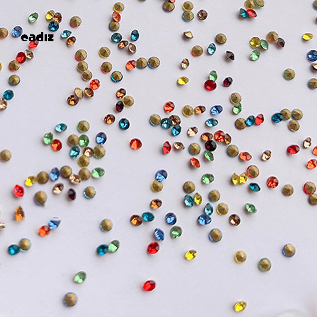 Túi 1440 Hạt Đá Tròn Nhỏ Lấp Lánh Dùng Trang Trí Móng Tay DIY