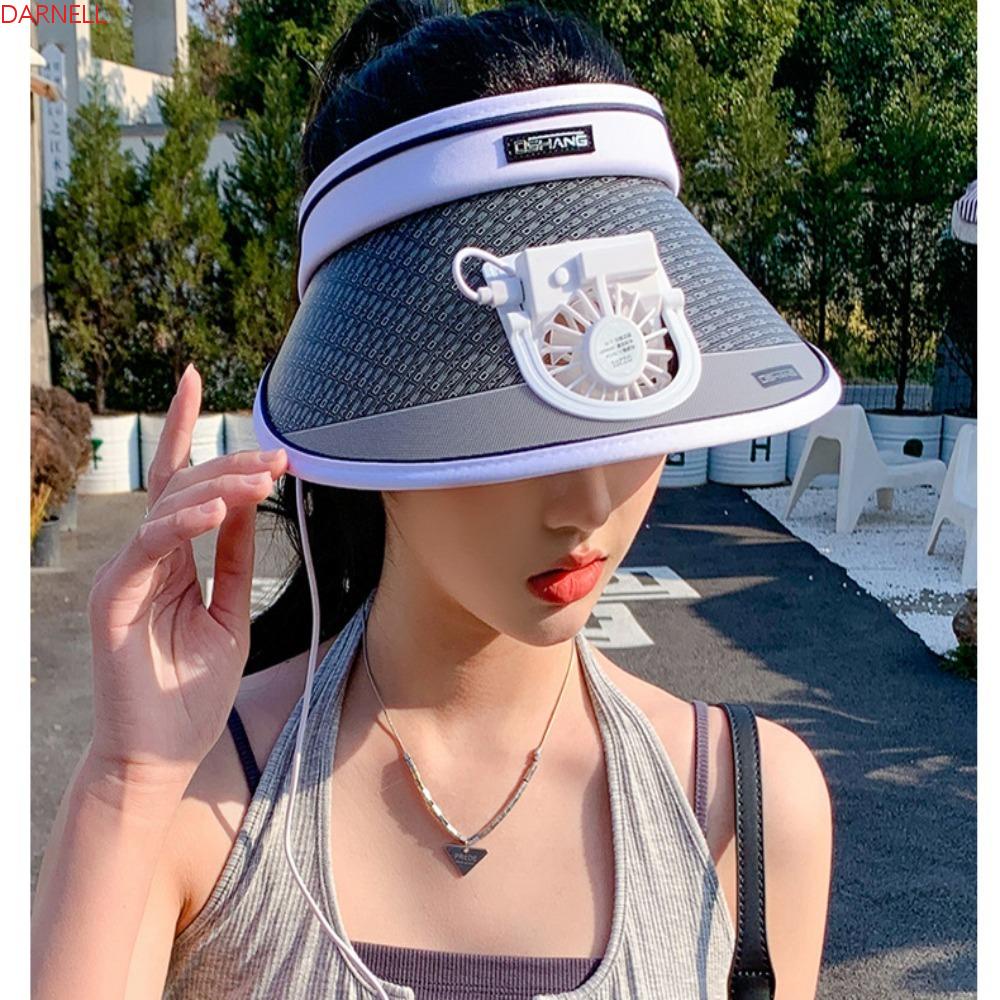 DARNELL Mũ Rộng Vành Chống Nắng Điều Chỉnh Tùy Ý Thời Trang Mùa Hè