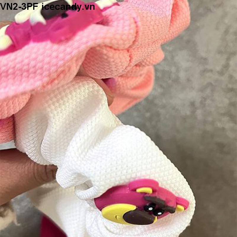 🥟ice🥟Dây Cột Tóc Hình Gấu Dâu Dễ Thương Xinh Xắn Dành Cho Nữ