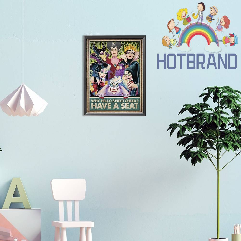 Tranh Đính Đá Kim Cương Toàn Bộ 5D DIY Hình Người Phụ Nữ Xấu