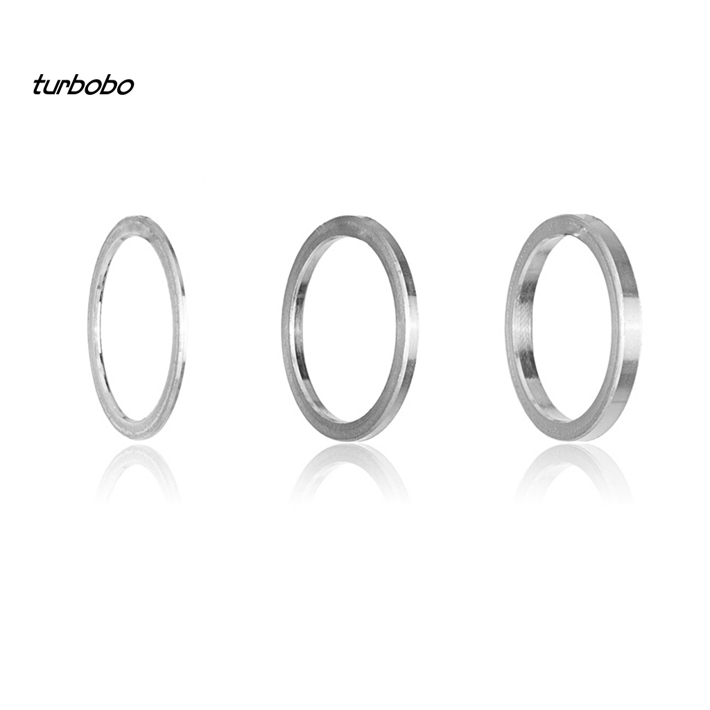 Bobo Vòng Đệm 1 / 2 / 3mm Bằng Hợp Kim CNC Độ Cứng Cao Chống Mài Mòn Điều Chỉnh Được Cho Xe Đạp