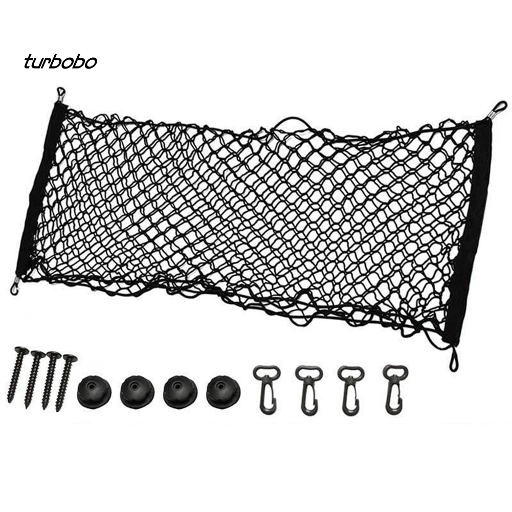 Lưới Giữ Hành Lý Bằng Nylon Co Giãn Gọn Nhẹ Thông Dụng Cho Xe Hơi