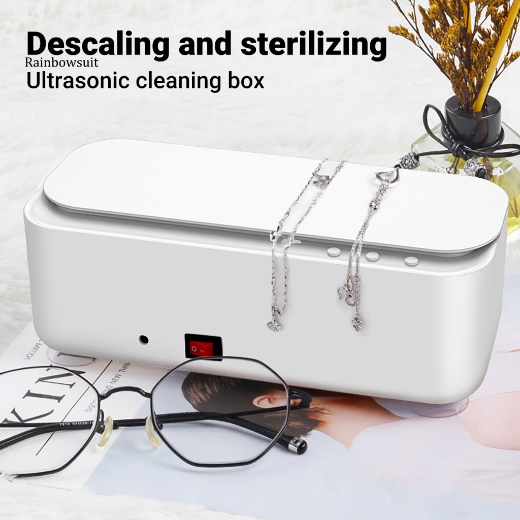 Dụng Cụ Vệ Sinh Mắt Kính Mini Bằng Sóng Siêu Âm Không Gây Tiếng Ồn