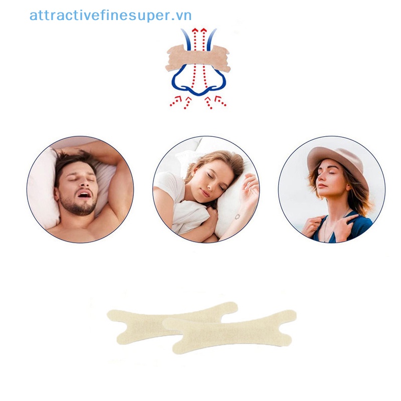 Set 100 Miếng Dán Mũi Chống Ngáy Khi Ngủ Tiện Dụng