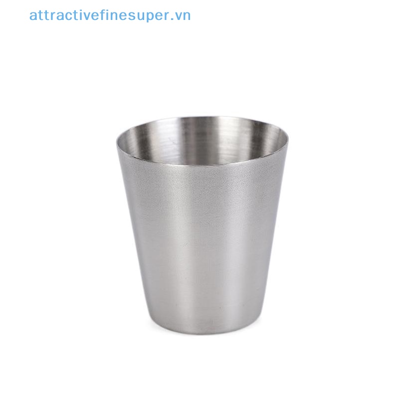 Bộ 4 Cốc Bằng Thép Không Gỉ AFS Tiện Dụng Mang Theo Du Lịch Cắm Trại