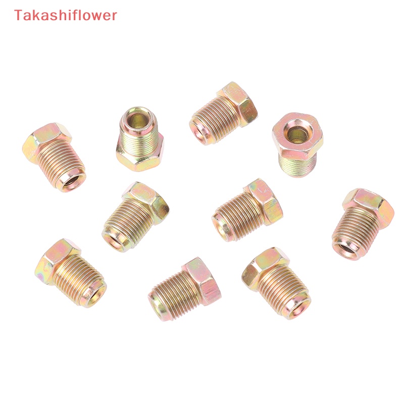 [TakashiflowerV] Bộ Đai Ốc Ống Xi Lanh M12mm X1mm Vàng Kết Nối Dây Phanh