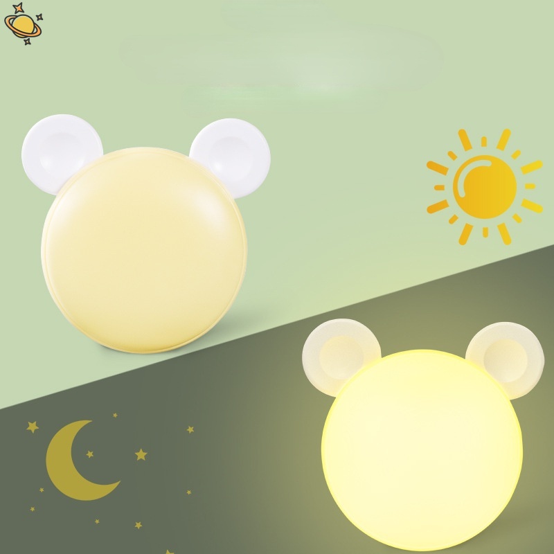 Đèn Ngủ LED Silicone Nhiều Màu Sắc Kèm Điều Khiển Từ Xa Tiện Dụng