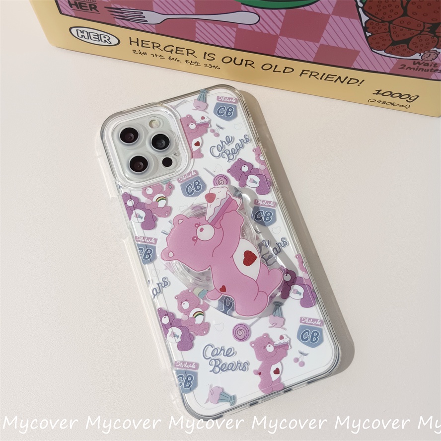 Ốp Điện Thoại Silicone Mềm Chống Sốc In Hình Gấu Cho iPhone 11 12 13 14 Pro Max X Xr Xs 8 7 6 Plus SE 2020