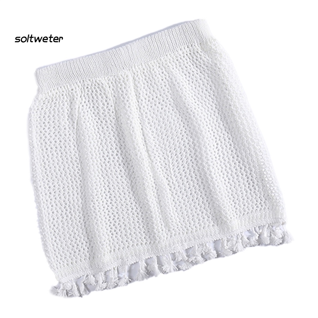 Chân Váy Bơi Bằng Polyester Lưng Thun Xuyên Thấu Thời Trang Quyến Rũ Cho Nữ