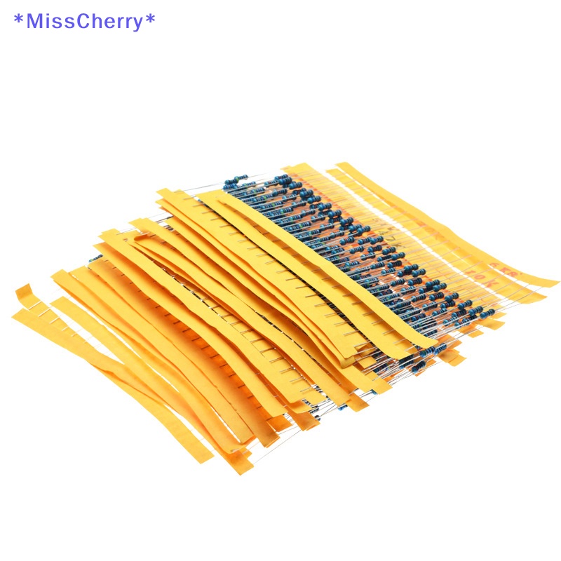 Set 600 Điện Trở Màng Kim Loại 30 Loại 1 / 4W 1% Mới