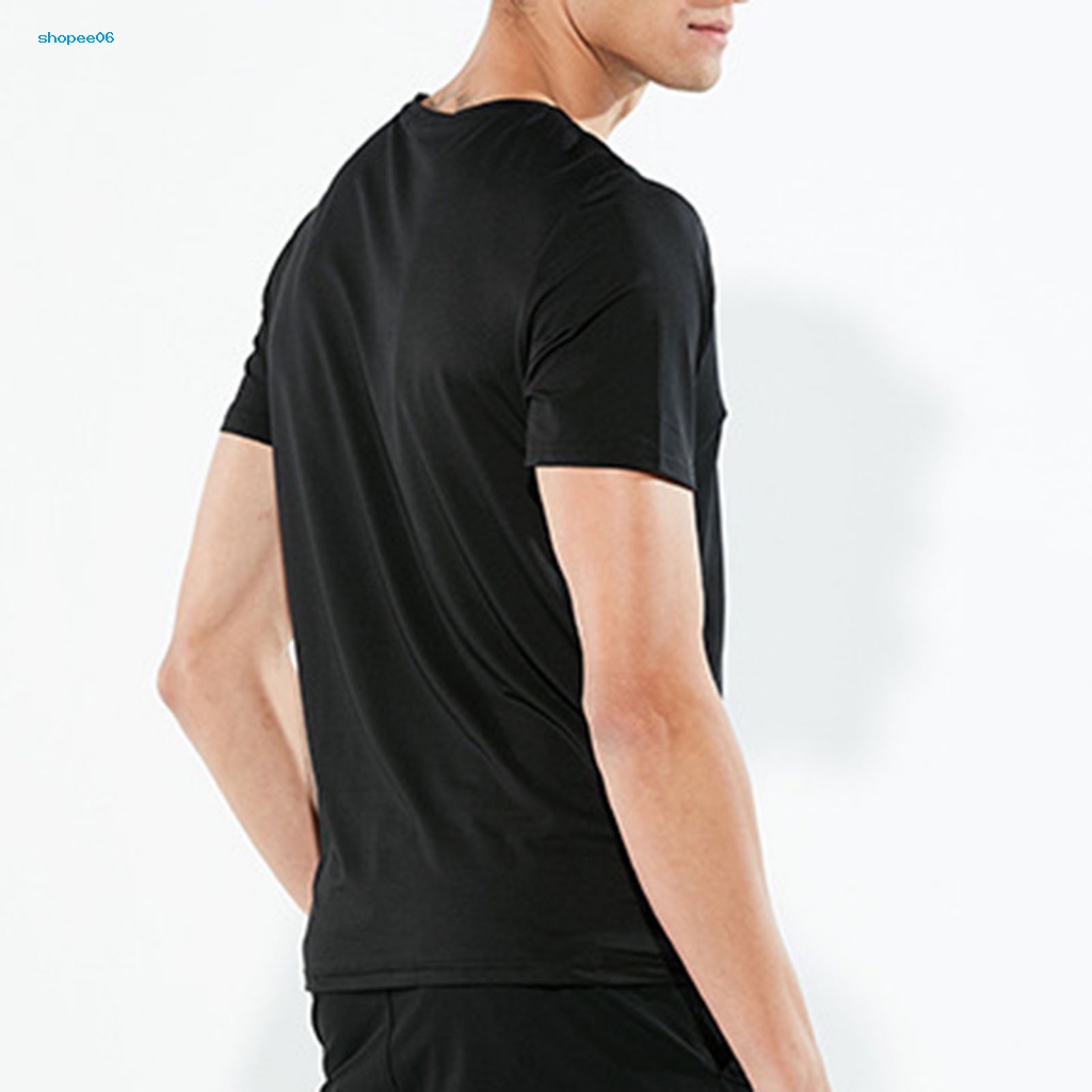 Áo Thun Thể Thao PEMG Màu Sắc Trơn Chống Thấm Nước Nhanh Khô Thời Trang Mùa Hè Cho Nam