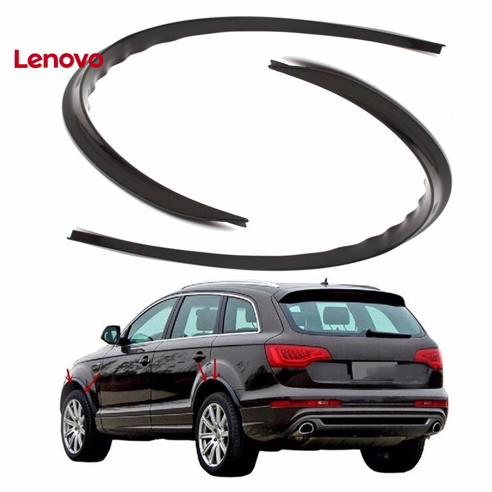 FENDER Set 2 Dải Dán Bảo Vệ Vành Bánh Xe Hơi Bằng Sợi Carbon Cao Cấp