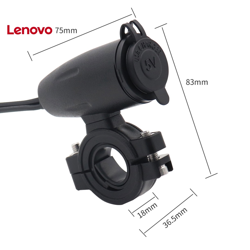 Bộ Sạc Điện Thoại Một Cổng USB 45W C5909-Z PD 5 Chế Độ Có Đèn LED Dành Cho Xe Máy