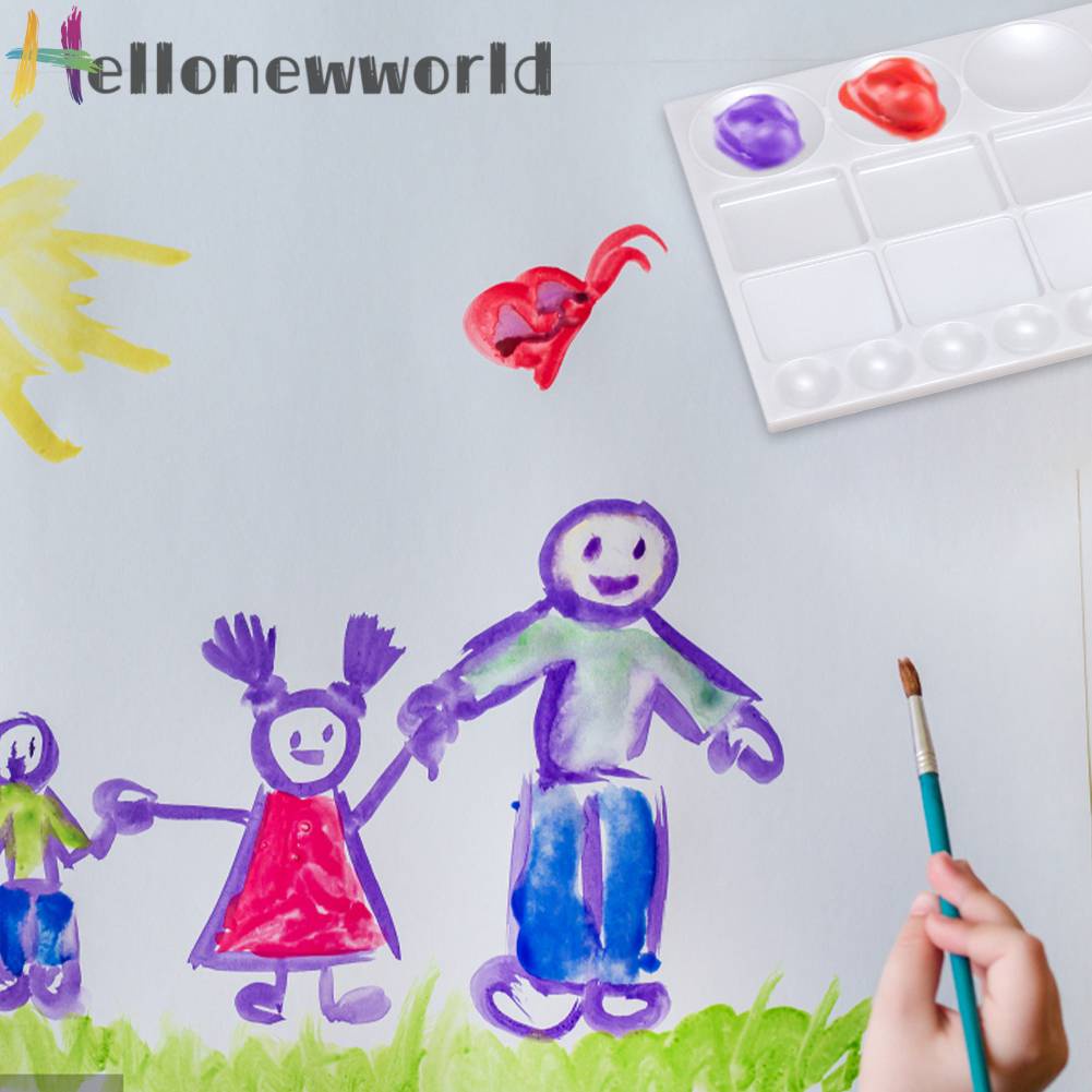 Khay Trộn Màu Nước Bằng Nhựa PP 20 Ngăn Tiện Dụng