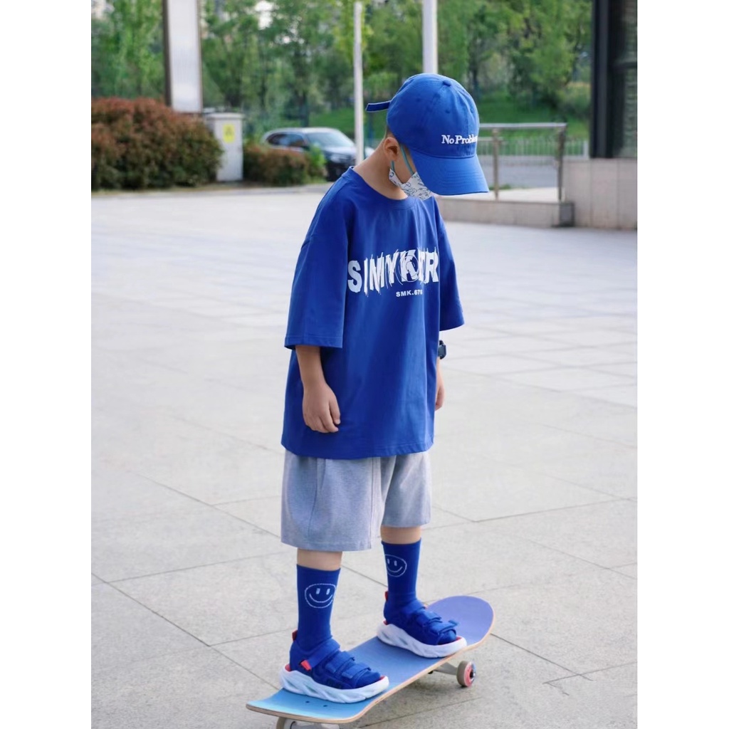 Yidanl Áo Thun 100% Cotton Tay Ngắn Dáng Suông In Họa Tiết Hoạt Hình Xinh Xắn Thời Trang Cho Nữ