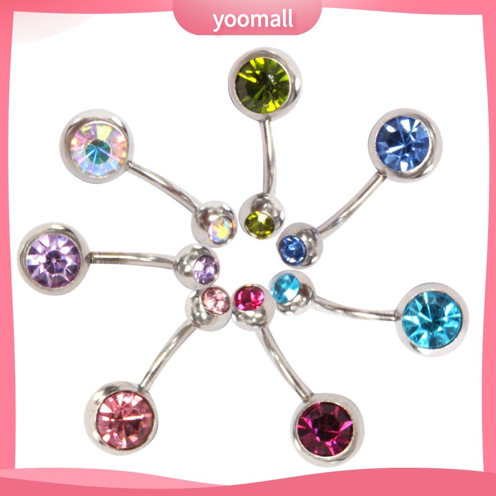 Khuyên Rốn Đính Đá Trang Trí Thời Trang Cho Nữ