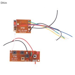 [Dhin] 4CH RC Remote Control 27MHz Circuit PCB Transmitter and Receiver Board parts COD