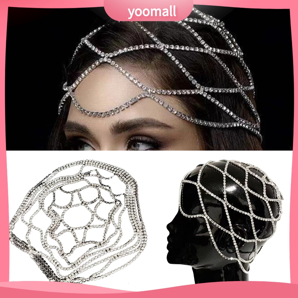 [YM] Cài Tóc Nhiều Lớp Thiết Kế Rỗng Đơn Giản Sang Trọng Quyến Rũ Cho Đám Cưới