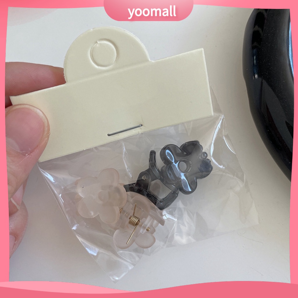 Bộ 4 Kẹp Tóc Hình Hoa Mini Xinh Xắn Cho Bé Gái