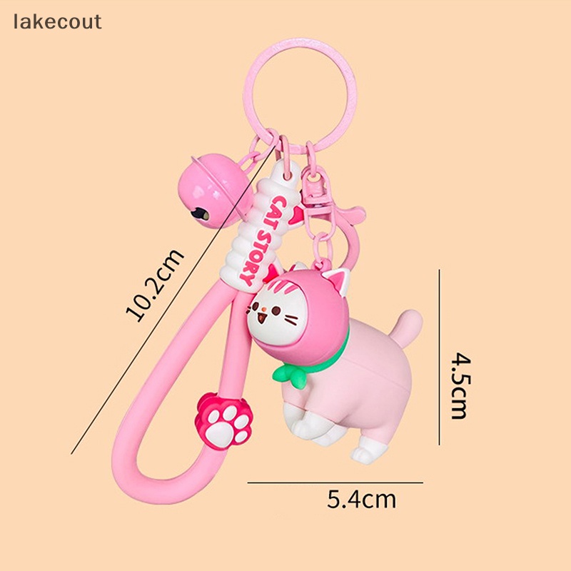 Móc Khóa Hình Mèo Con Hoạt Hình Đáng Yêu
