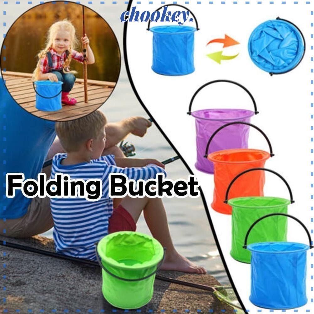 CHOOKEY Đồ Chơi Xô Đựng Nước Bằng Nhựa PVC Có Thể Gấp Gọn Tiện Dụng
