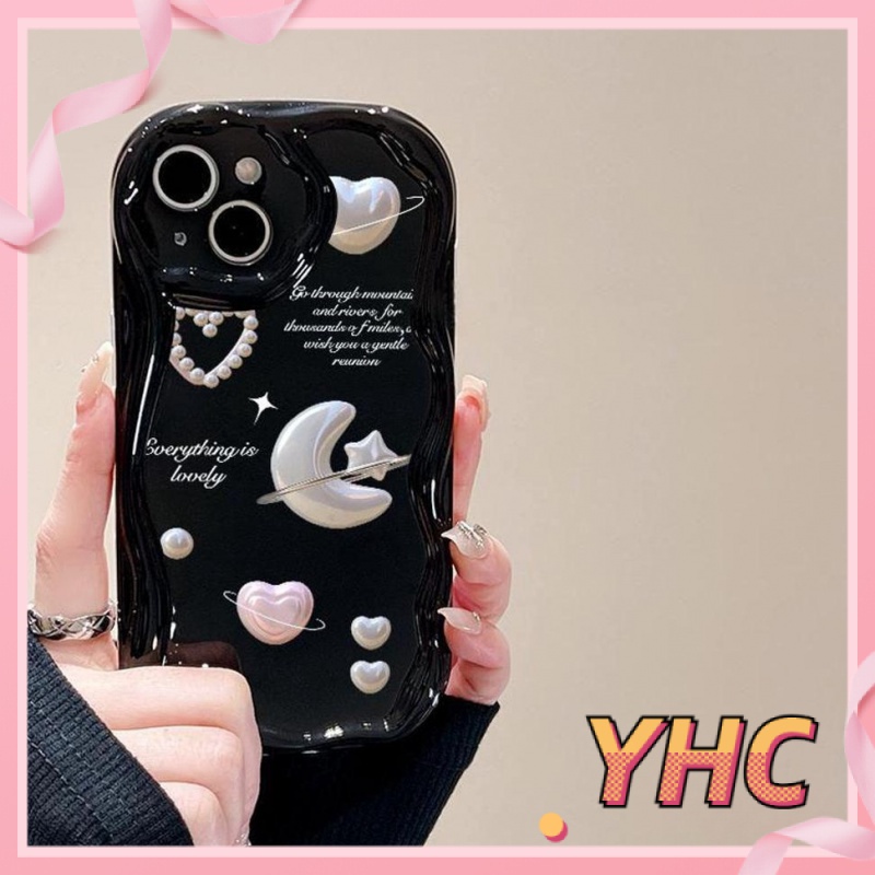 Ốp lưng iPhone Ngọc trai, tình yêu, mặt trăng, ngôi sao, vỏ điện thoại Silicone chống rơi Cho Iphone 6 / 6S / 6splus / se / 7 / 7plus / 8 / 8plus / X / xs / xsmax / 11 / 12 / 13 / 14 / Plus / pro / pro max-202