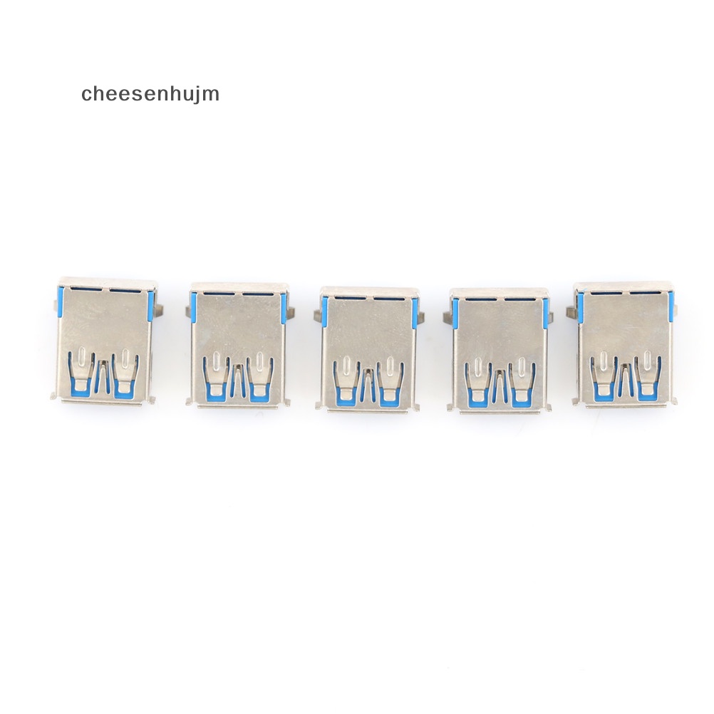 Set 5 Đầu Nối USB 3.0 Góc Phải 9 Chấu DIP Chuyên Dụng