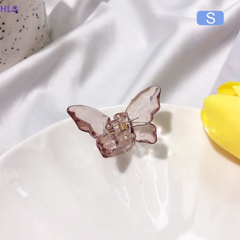 Kẹp Tóc Bướm Màu Laser Cực Quang Phong Cách Hàn Quốc Cho Nữ