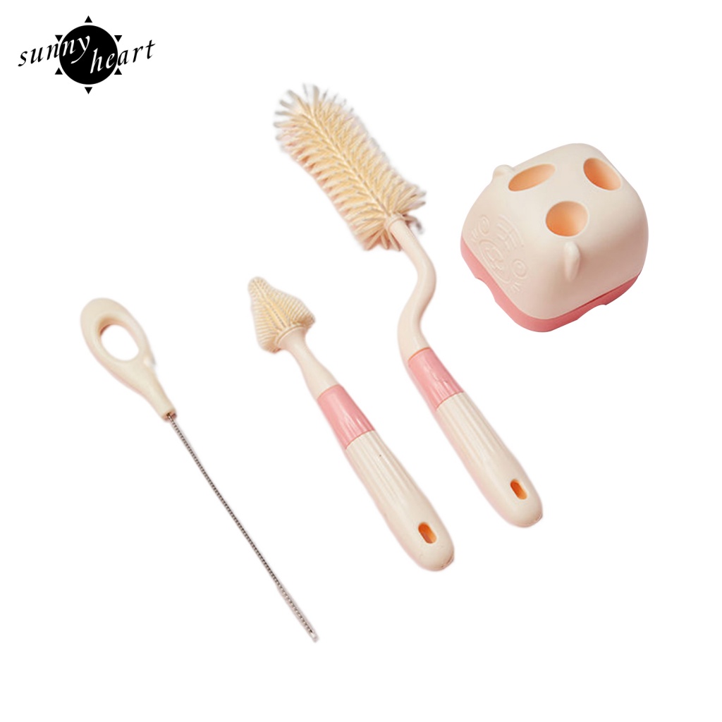 Sunnyheart 1 Bộ Bàn Chải Chai Lọ Được Thiết Kế Với Tay Cầm Tiện Dụng Cung Cấp Một Tay Cầm Thoải Mái Và Dễ Sử Dụng