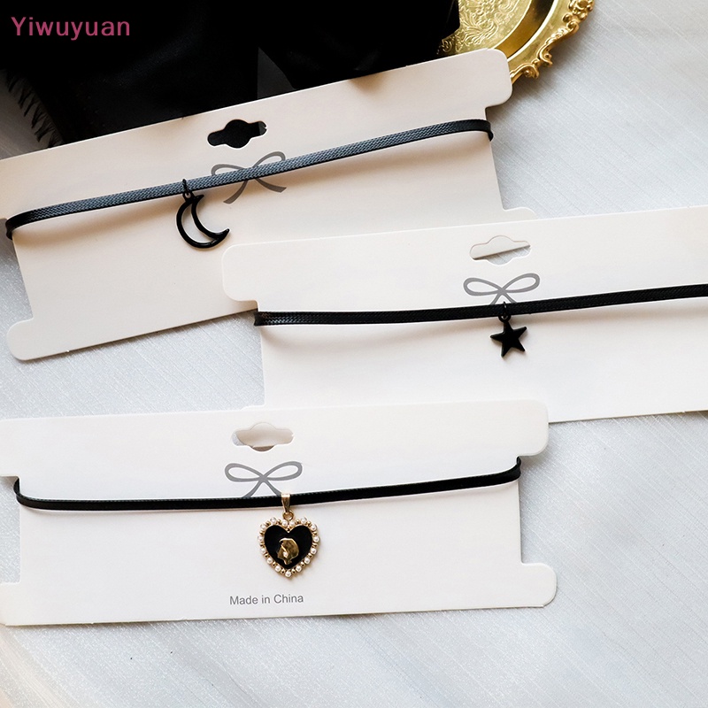 Vòng Cổ Choker Da PU Màu Đen Phong Cách Gothic Cho Nữ Mới