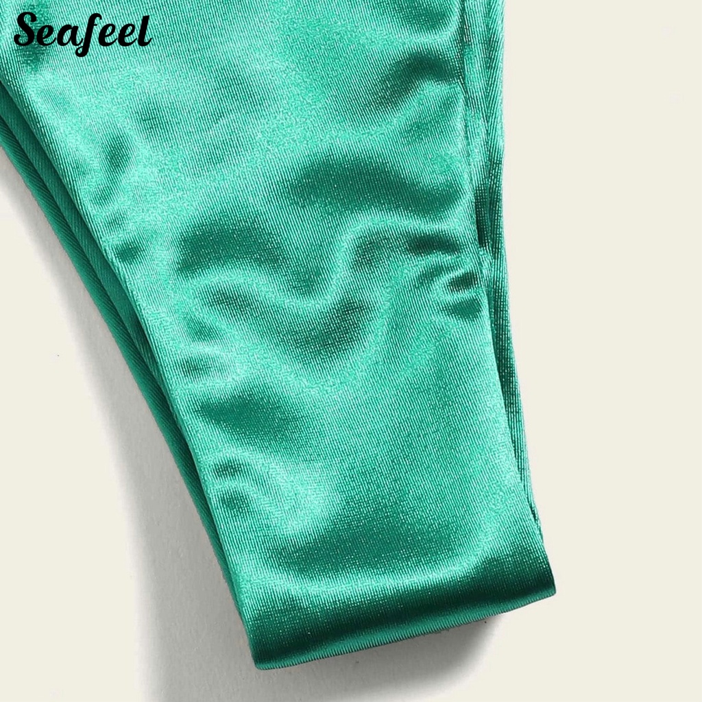 Bộ Bikini 2 Mảnh Có Mút Đệm Màu Sắc Thời Trang Mùa Hè Cho Nữ