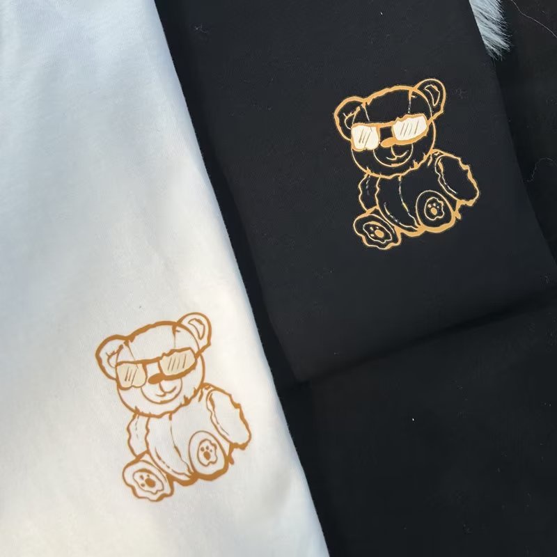 Áo Thun Tay Ngắn Cổ Tròn In Hình Thời Trang Mùa Hè Dành Cho Nam Và Nữ