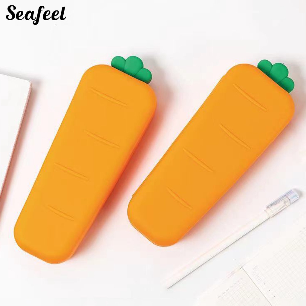 Túi Silicon Mềm Hình Củ Cà Rốt Hoạt Hình Đáng Yêu