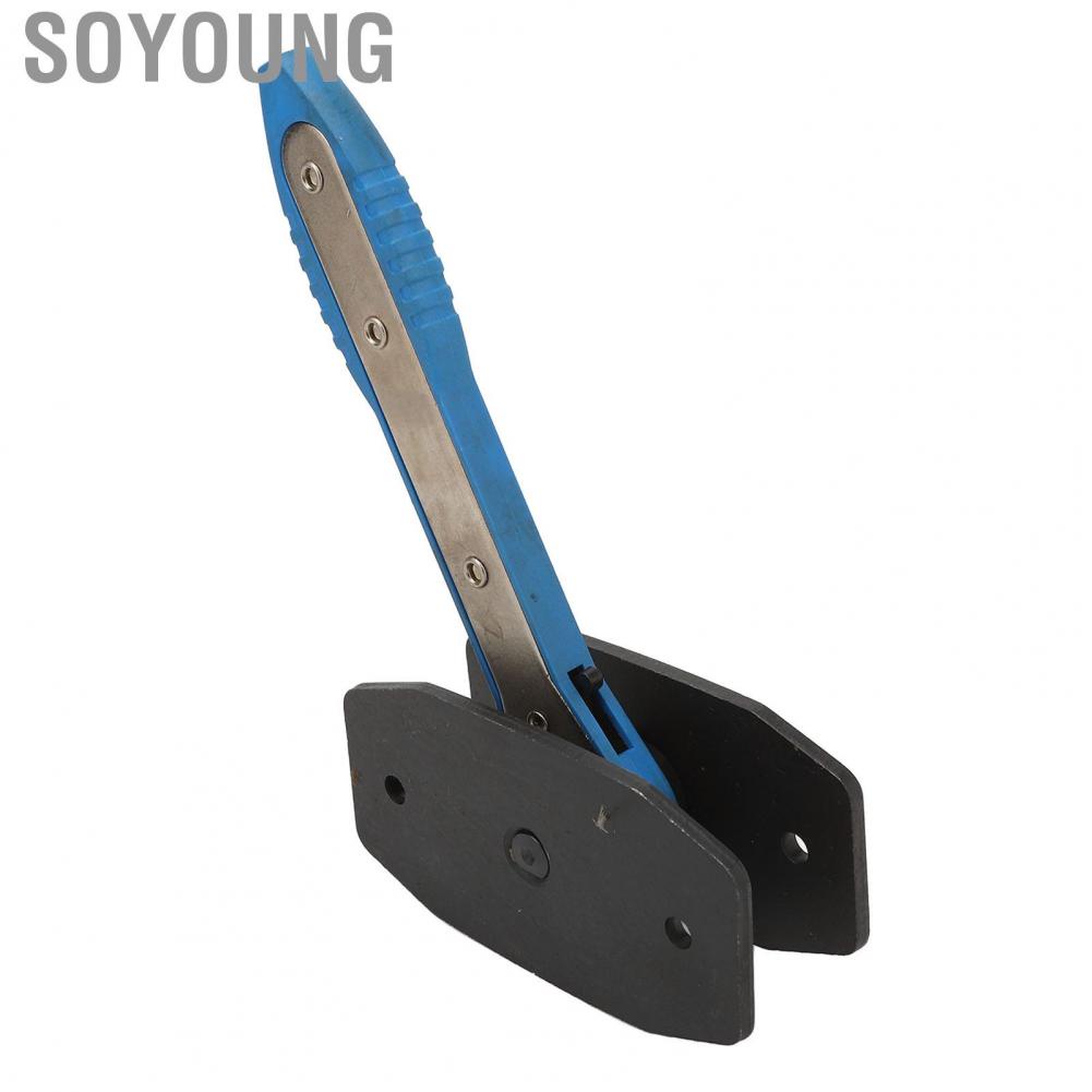 Soyoung Brake Caliper Press Tool Ratchet Wrench Spreader Tools Blue with 2 Pairs Of Plates for Most Trucks Vehicles