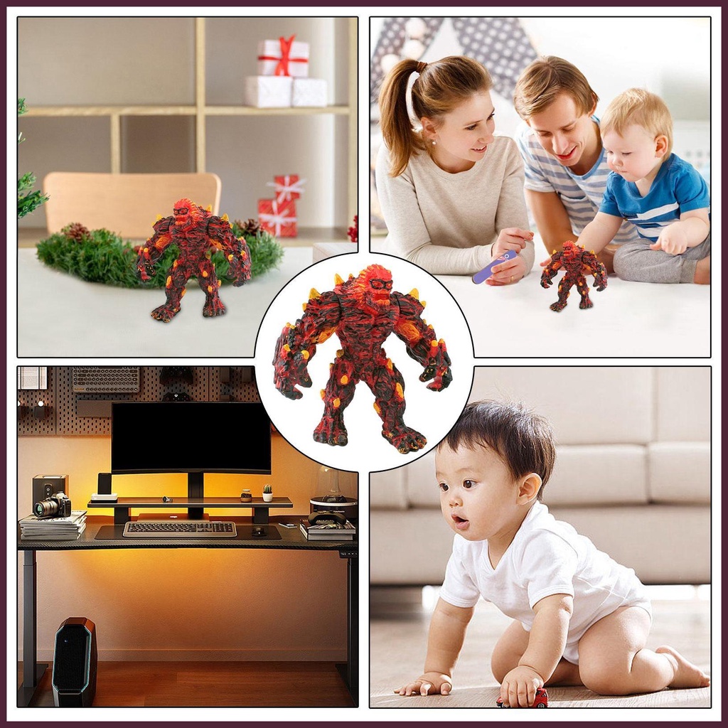 Tượng Động Vật Màu Sáng Dễ Thương Trang Trí