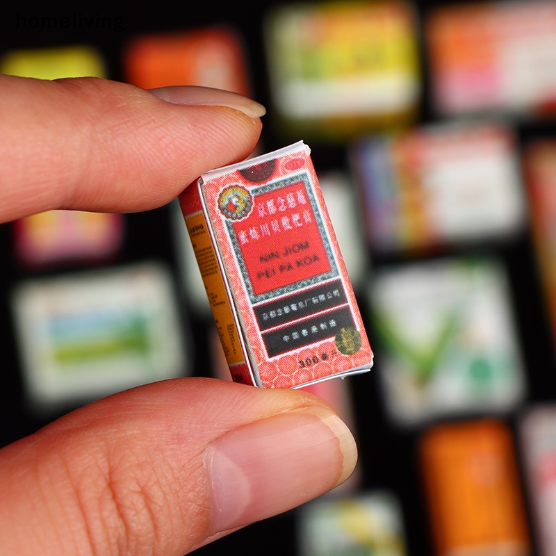 1 Bộ Hộp Đựng Thuốc 1: 12 Dùng Trang Trí Nhà Búp Bê