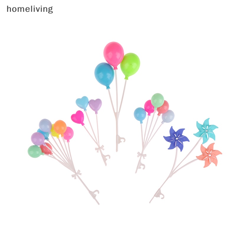 1 Bộ Bong Bóng Nhiều Màu Trang Trí Sân Vườn Nhà Búp Bê