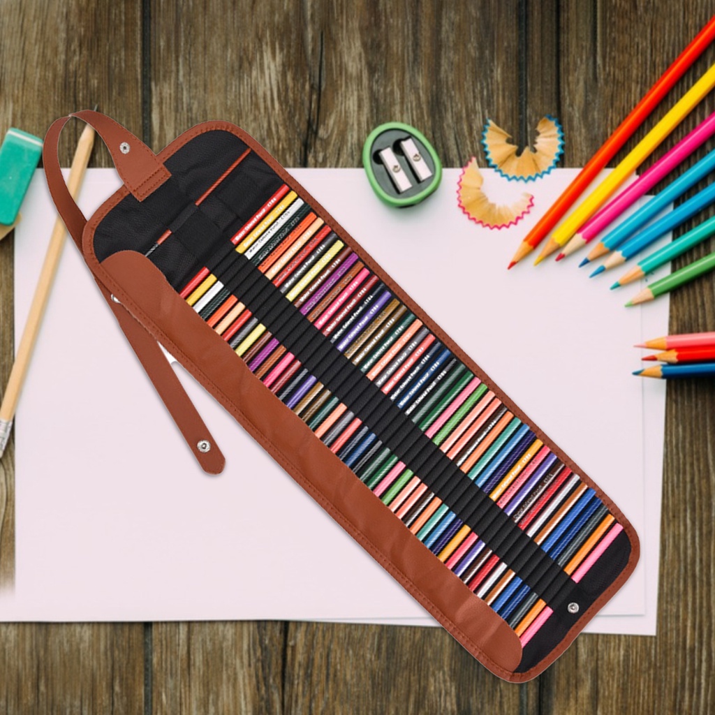 Ny-1 Bộ Bút Chì Màu 36 / 48 / 50 Lõi Mềm Có Thể Hòa Tan Bằng Gỗ