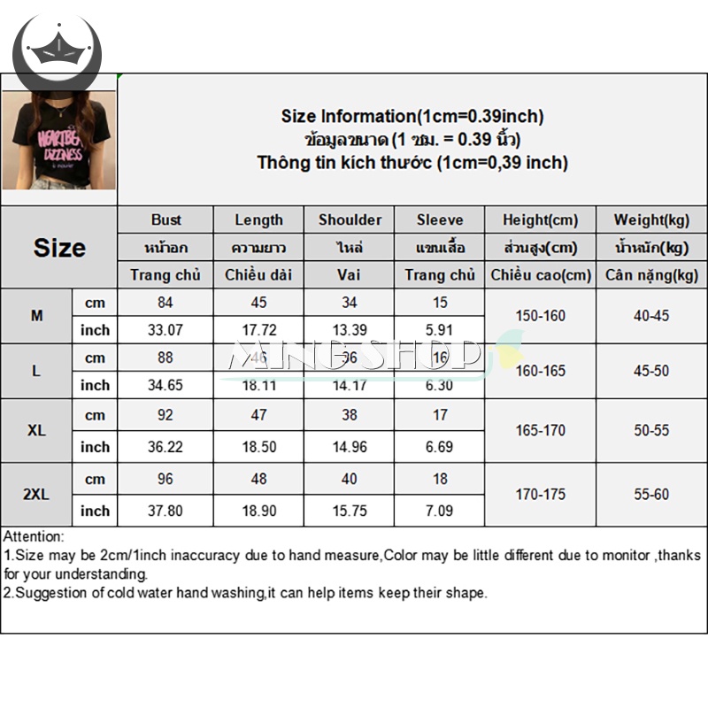 Áo Thun Lửng Tay Ngắn Cổ Tròn In Chữ Thời Trang Dành Cho Nữ