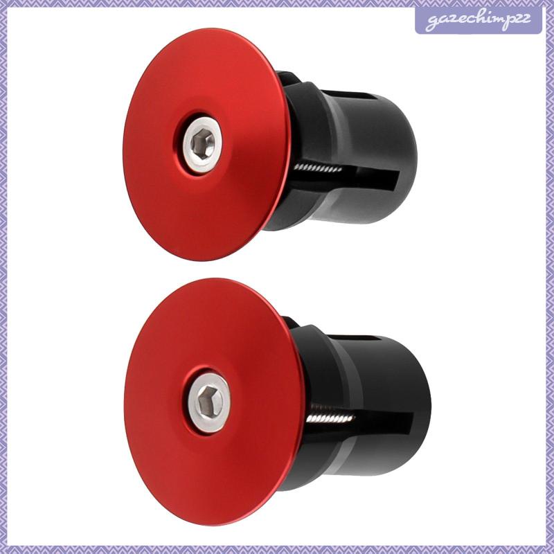 Set 2 Nắp Đậy Tay Lái Xe Đạp Bằng Hợp Kim Nhôm