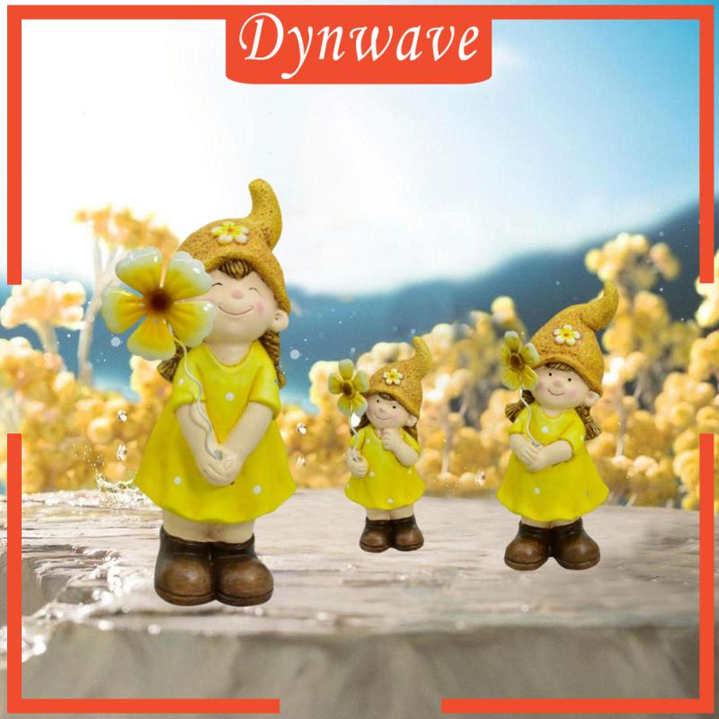 Set 3 Bức Tượng Gnome Trang Trí Nghệ Thuật