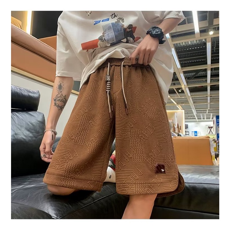 Quần Short Thể Thao Lưng Thun Dáng Rộng Cỡ Lớn Thời Trang Mùa Hè Cao Cấp Cho Nam