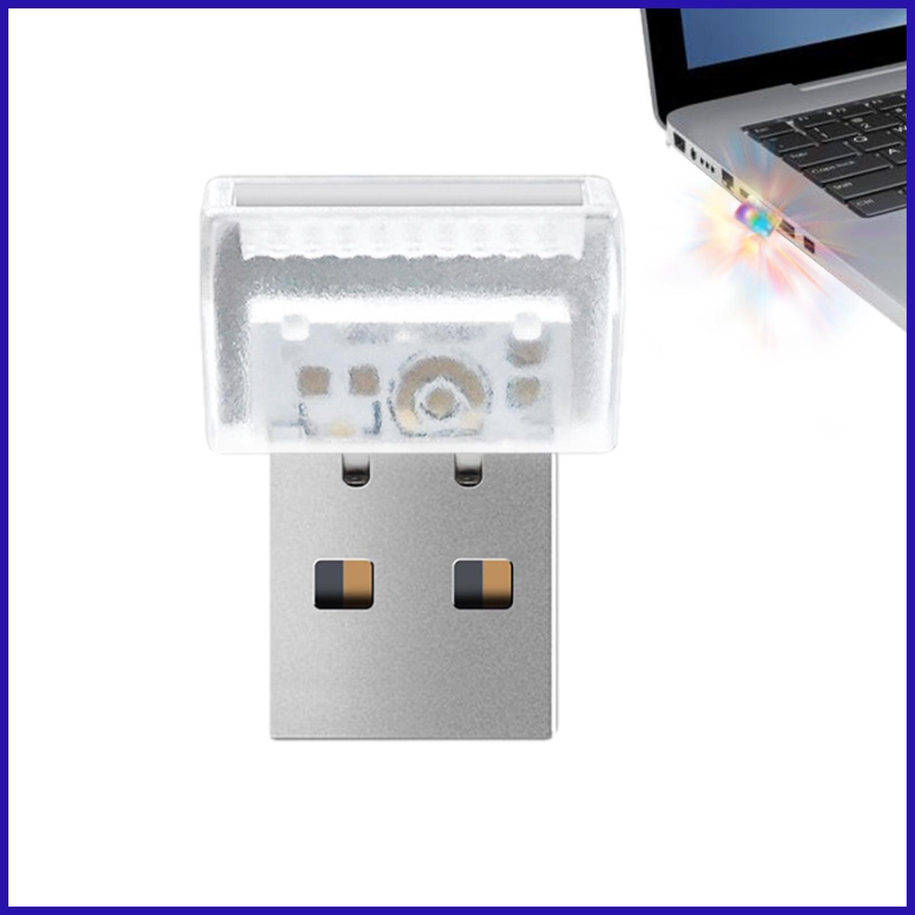 Đèn LED USB Mini 5V Nhiều Màu Trang Trí Nội Thất Xe Hơi