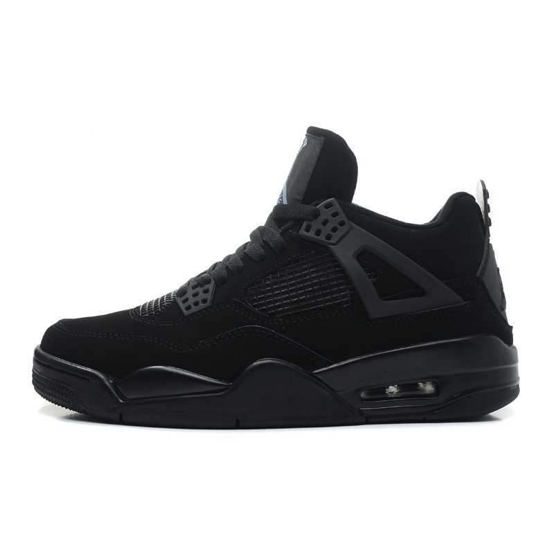 Giày Bóng Rổ Air Jordans 4 EDC5 Màu Đen Sáng Kiểu Retro Cá Tính Cho Nam