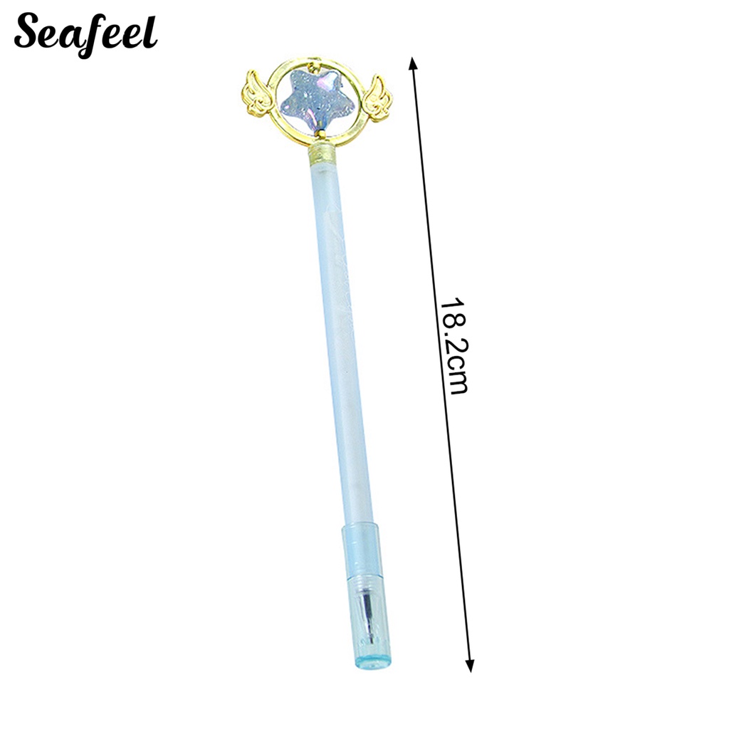 Set 10 Bút Bi Có Tay Cầm Siêu Nhẹ Chống Rò Rỉ Thiết Kế Dễ Thương Tiện Dụng Cho Gia Đình / Trường Học